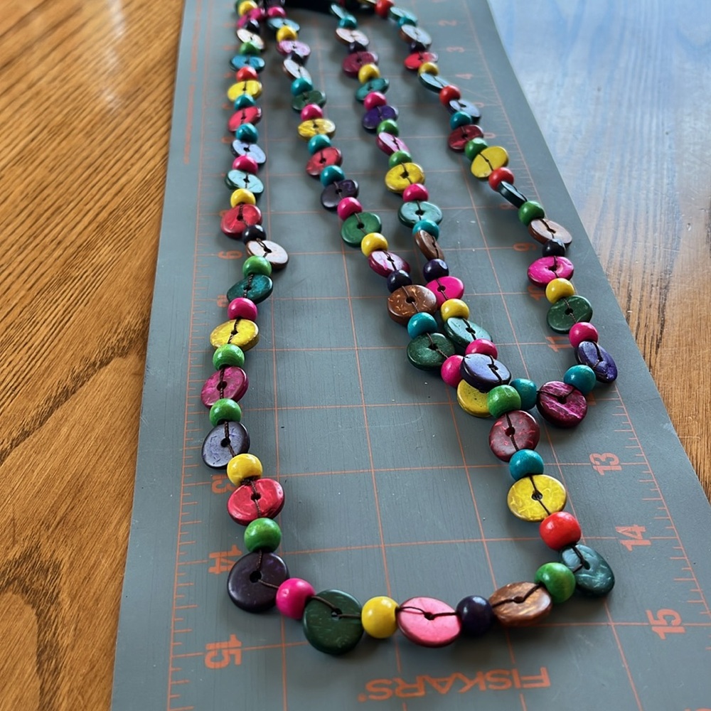 Paparazzi Long Colorful Beaded Necklace w earrings NIP 3/15 - Picture 13 of 16